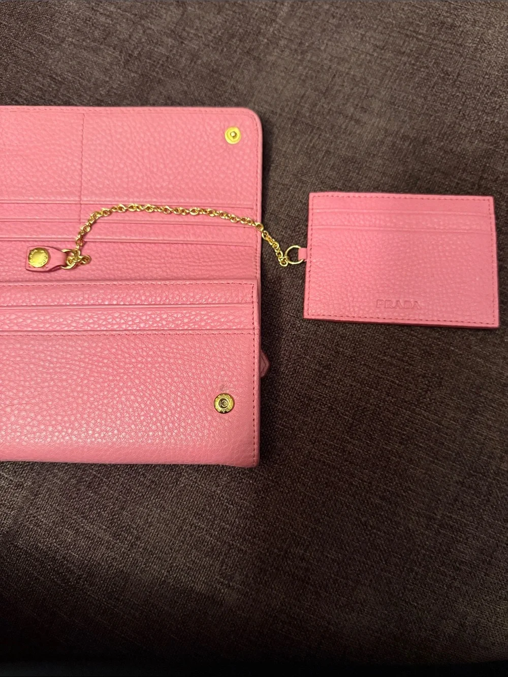 Prada Large Saffiano Wallet